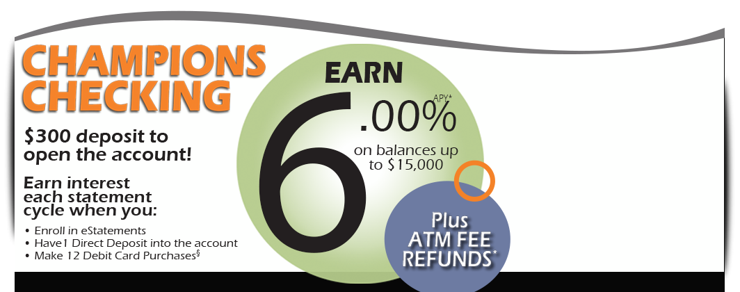 A checking account that REWARDS you for banking with us! Click for more information!